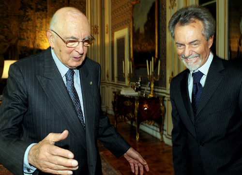 24 luglio 2008, Carlo Malinconico ricevuto dal Presidente Napolitano