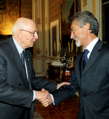 24 luglio 2008, Il Presidente della Repubblica incontra Carlo Malinconico
